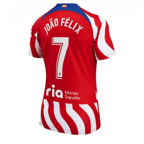 Atletico Madrid Joao Felix #7 Hjemmedrakt Kvinner 2022-23 Kortermet Atletico Madrid Joao Felix #7 Hjemmedrakt Kvinner 2022-23 Kortermet